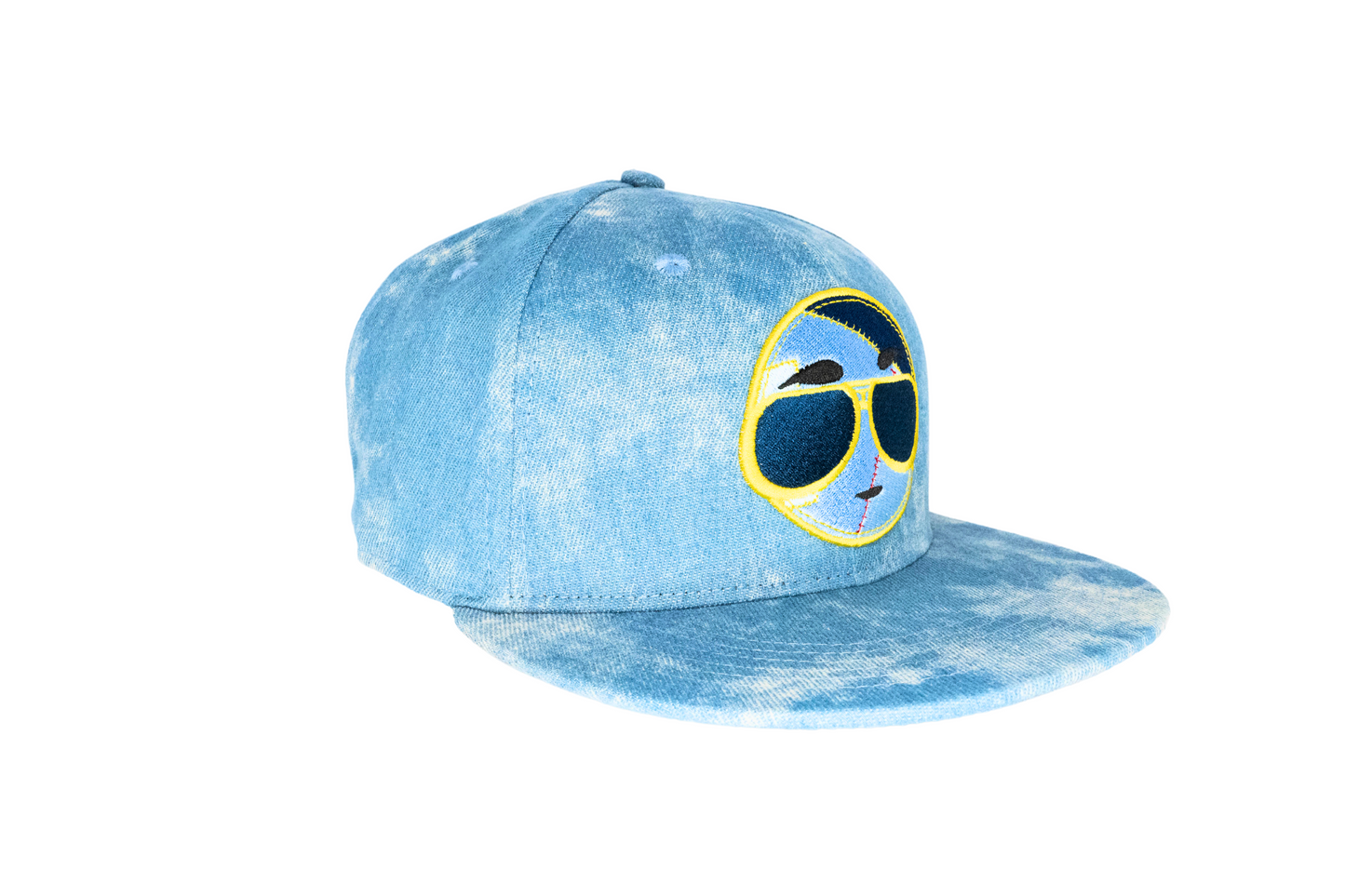 Feel The Real - Light Blue Denim Snapback Hat