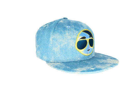 Feel The Real - Blue Denim Wash Fitted Hat